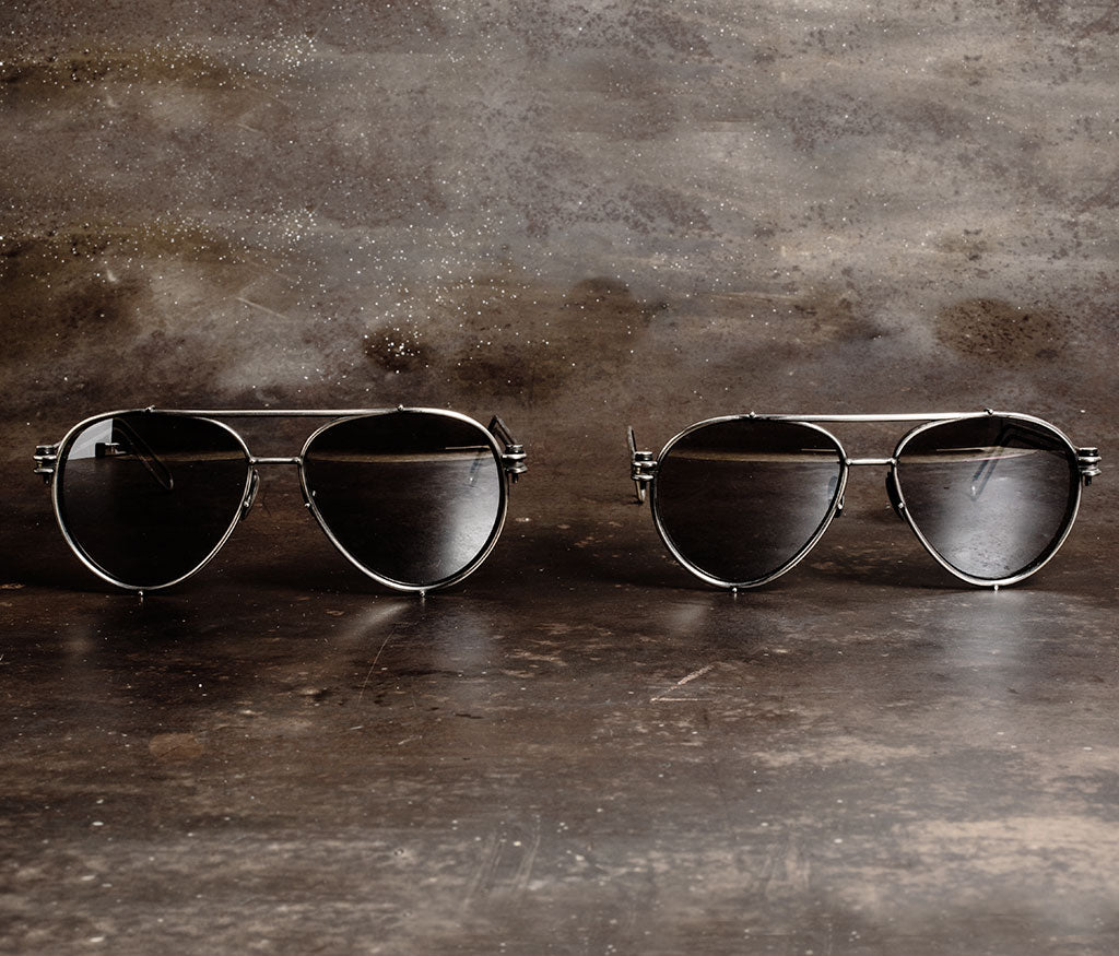 glasses #1 silver mirror