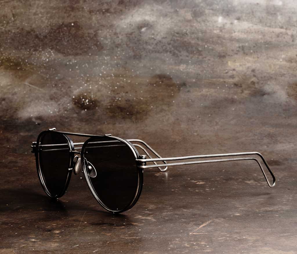 glasses #11 silver mirror