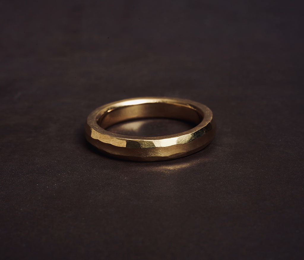 ring classic round edges gold