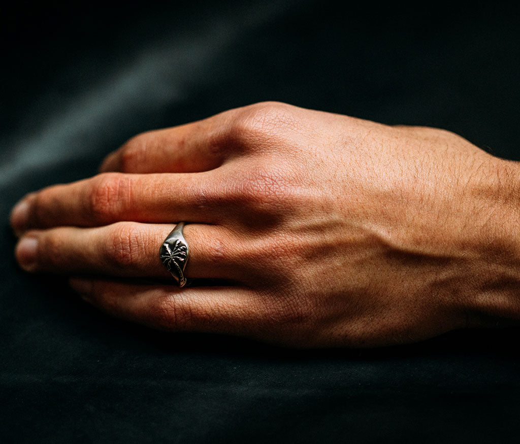 ring symbol palm