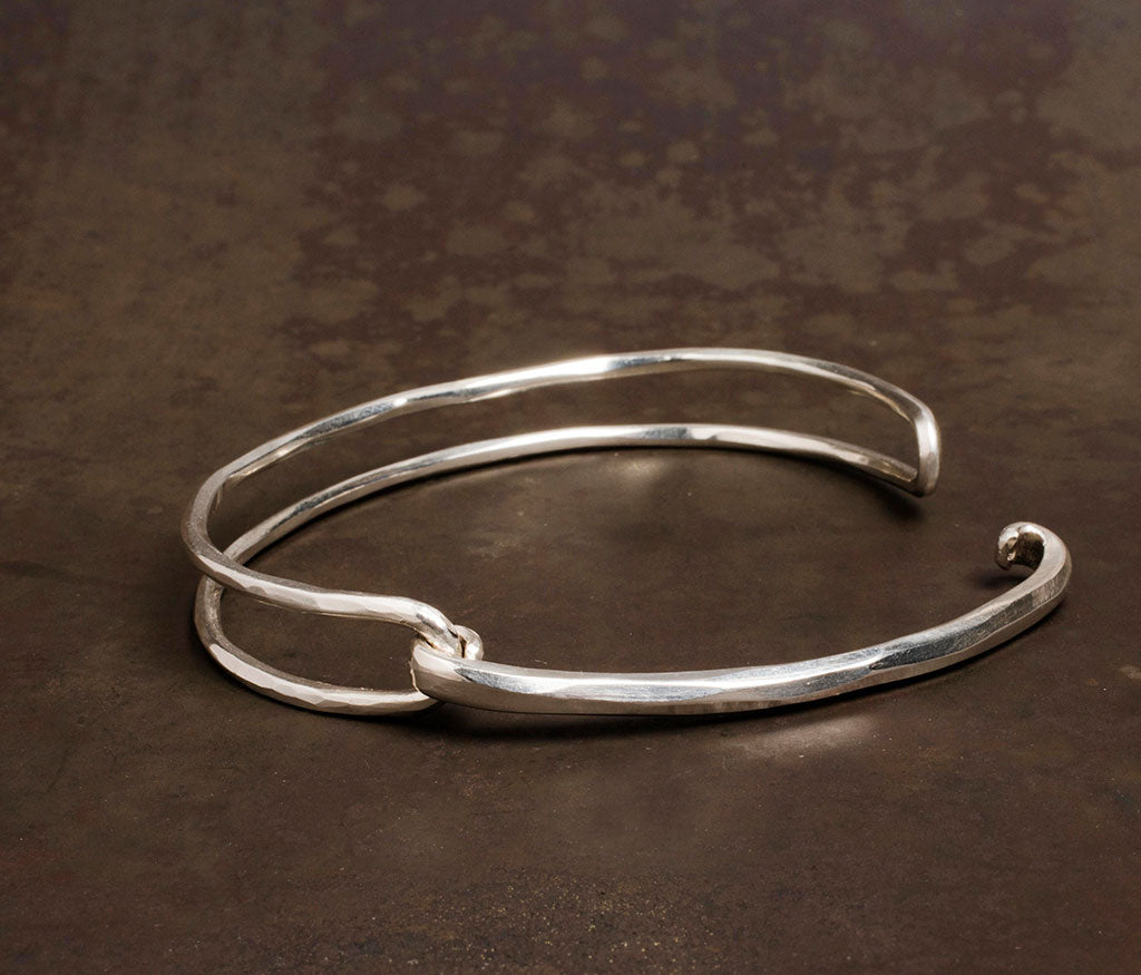 bracelet hammered link
