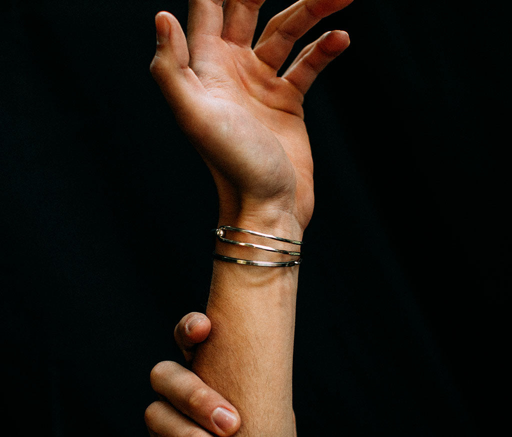 bracelet hammered link