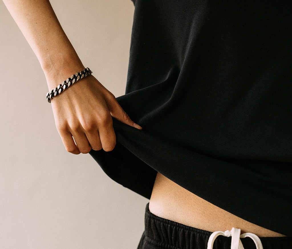 bracelet curb chain essence
