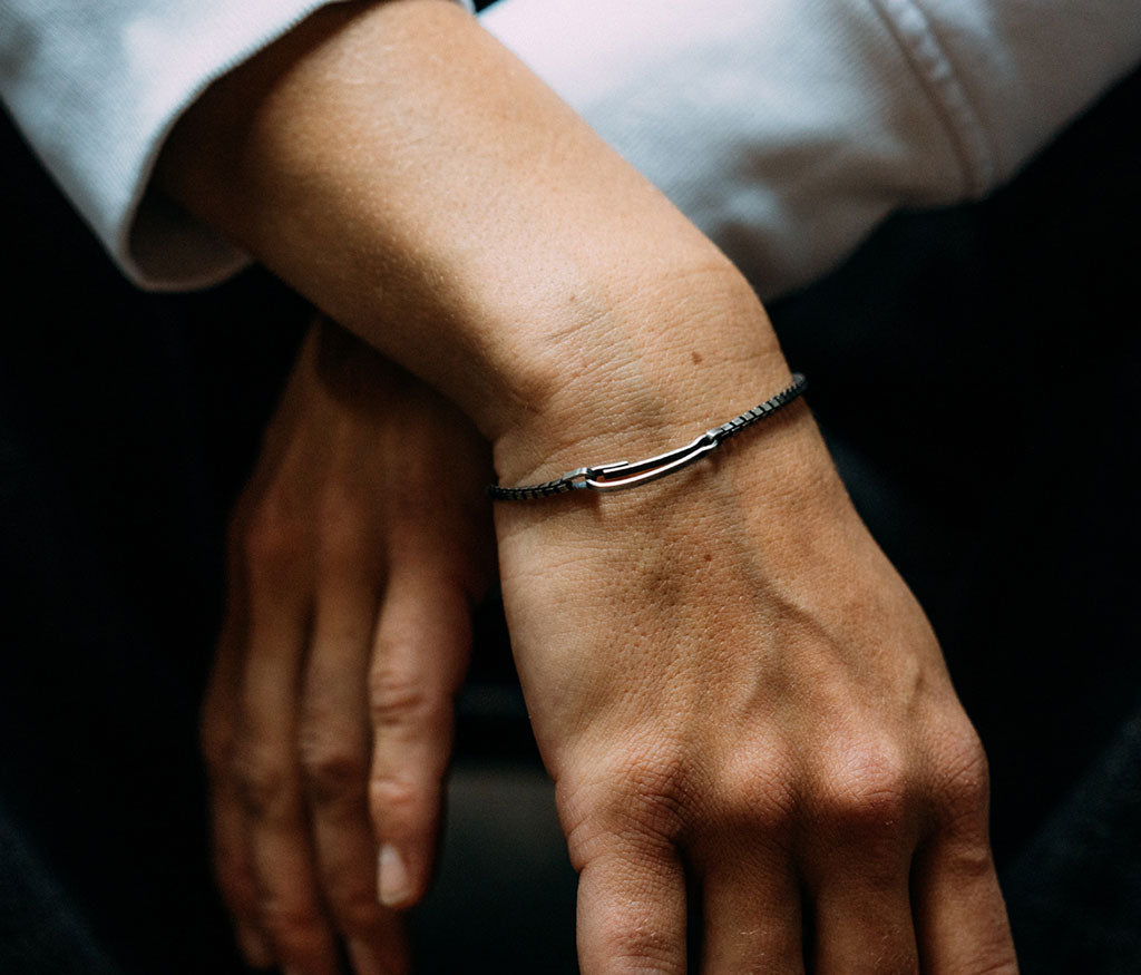 bracelet snaplink fine box chain