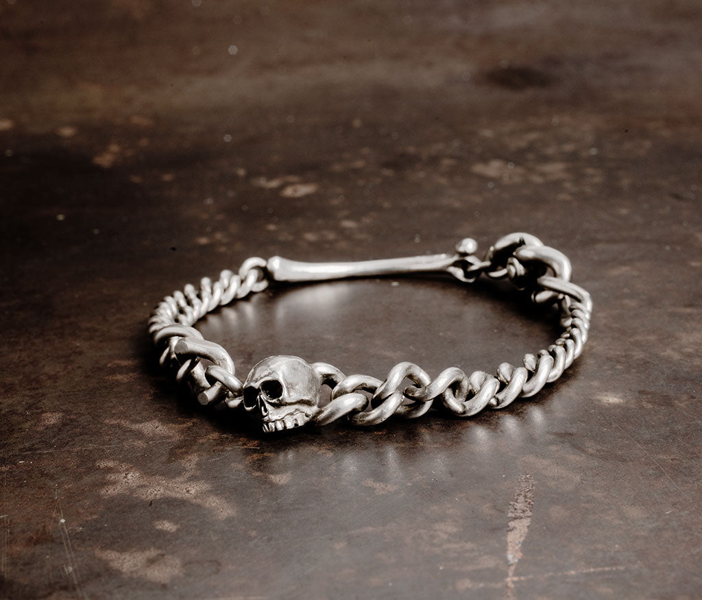 bracelet fine skull