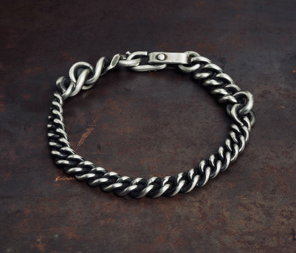 bracelet fine curb chain