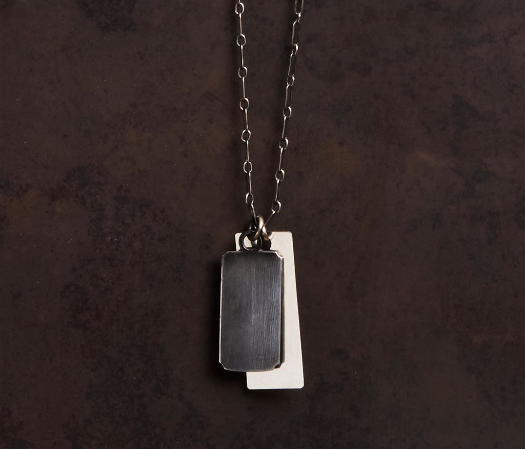 fine chain two tags