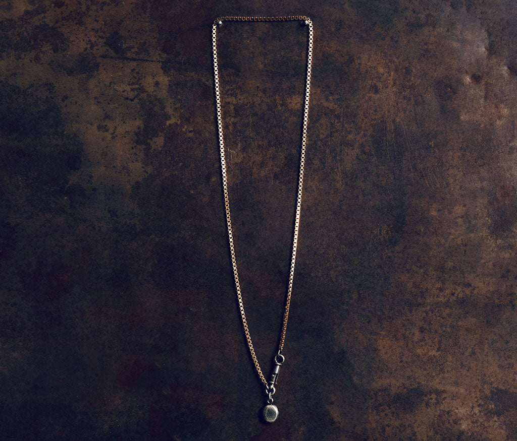 necklace symbol medallion silvergold