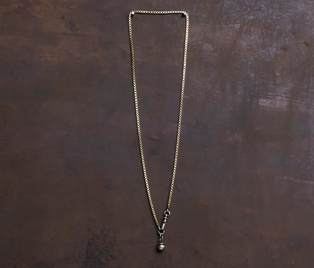 necklace symbol pearl silvergold