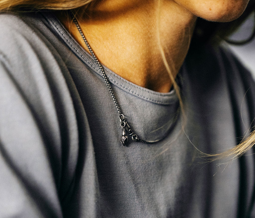 necklace symbol rosebud