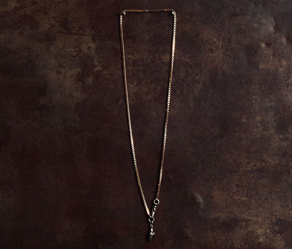 necklace symbol rosebud silvergold