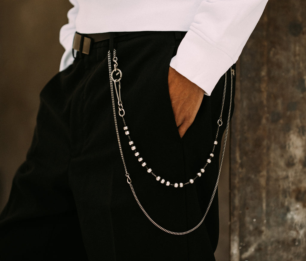 body chain pearl