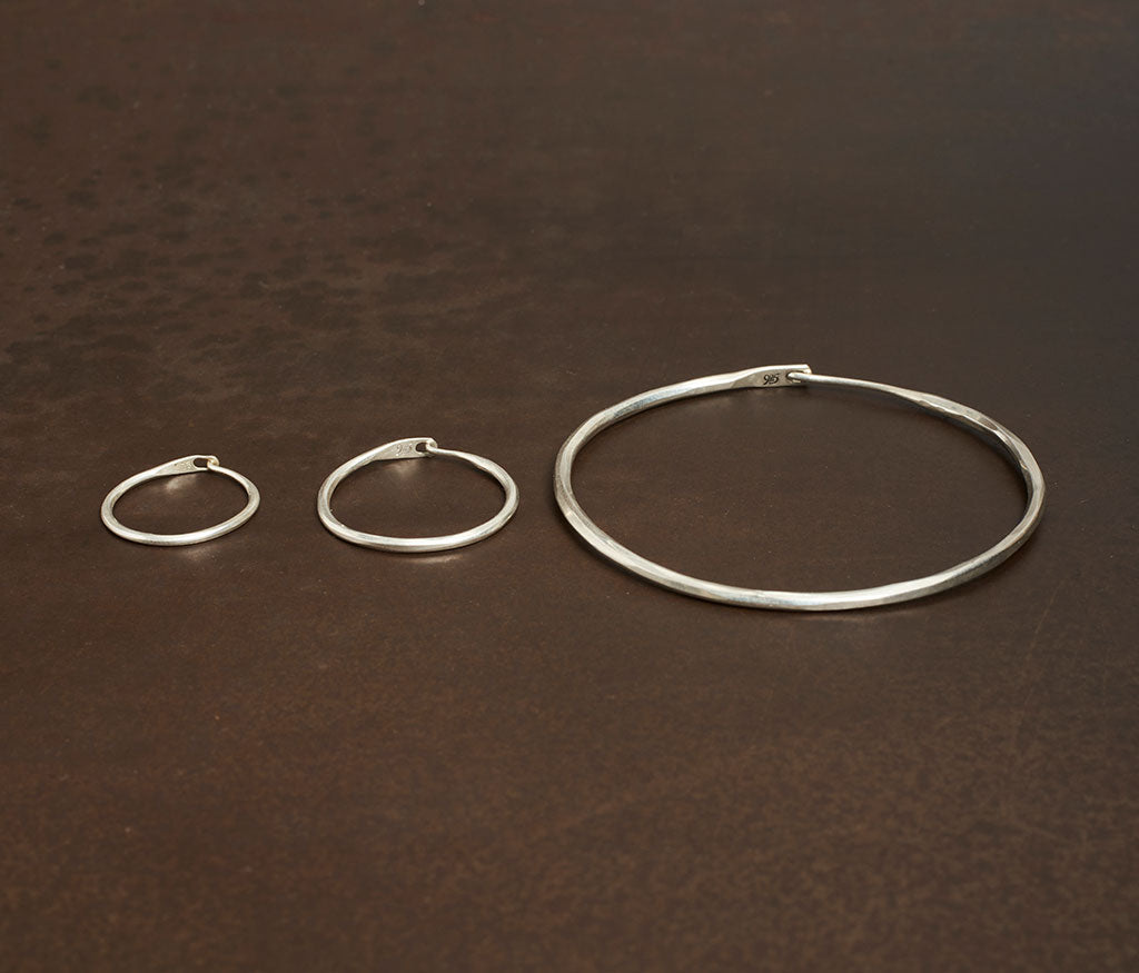 hoop earrings super fine