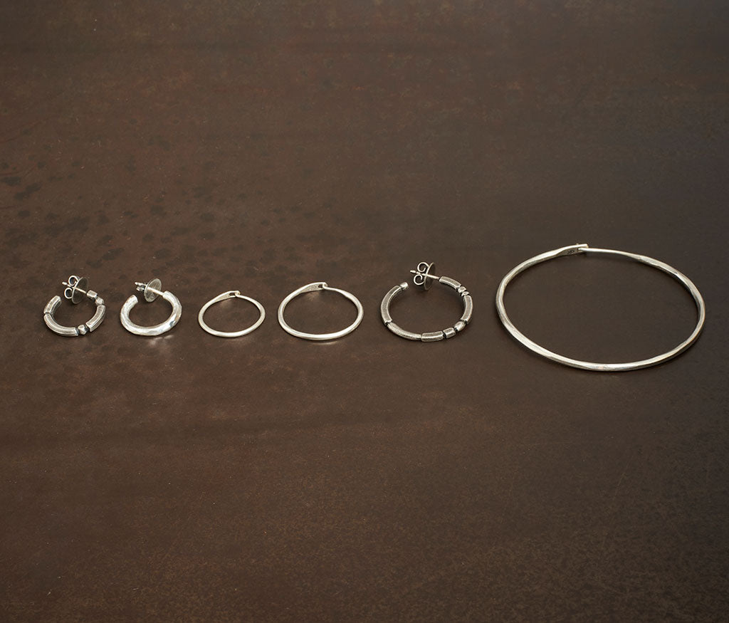 hoop earrings super fine
