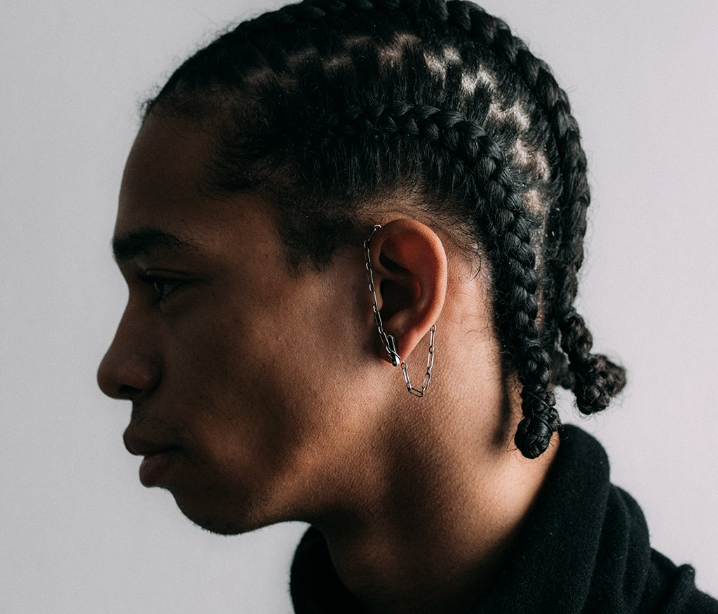 earrings chain loop