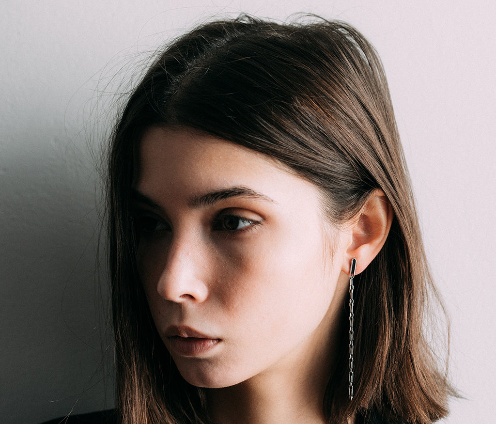 earrings chain loop