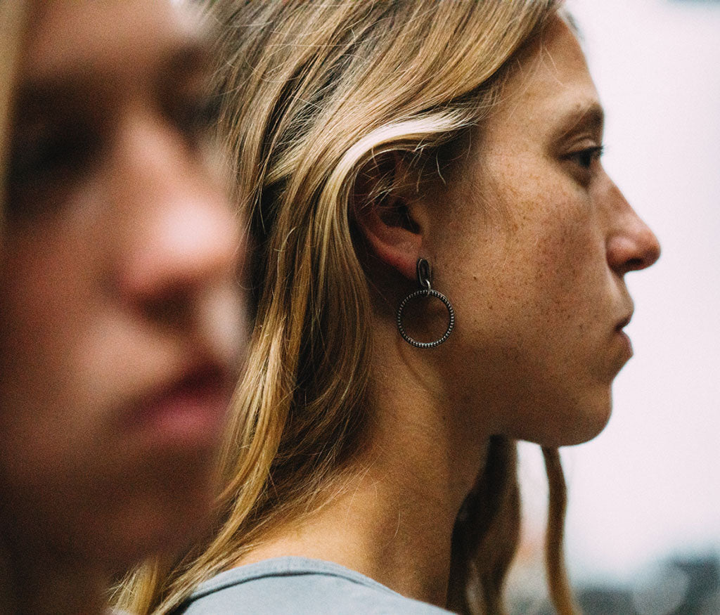 earrings ring trace