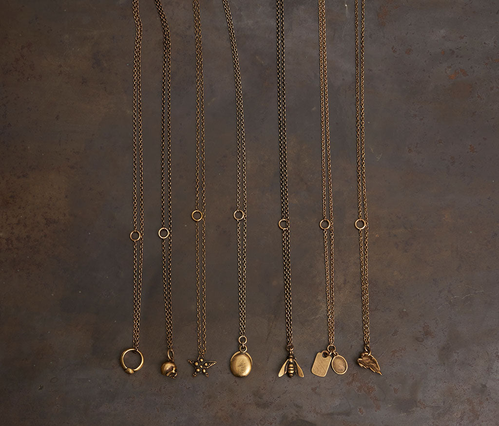 chain mini eagle wing gold