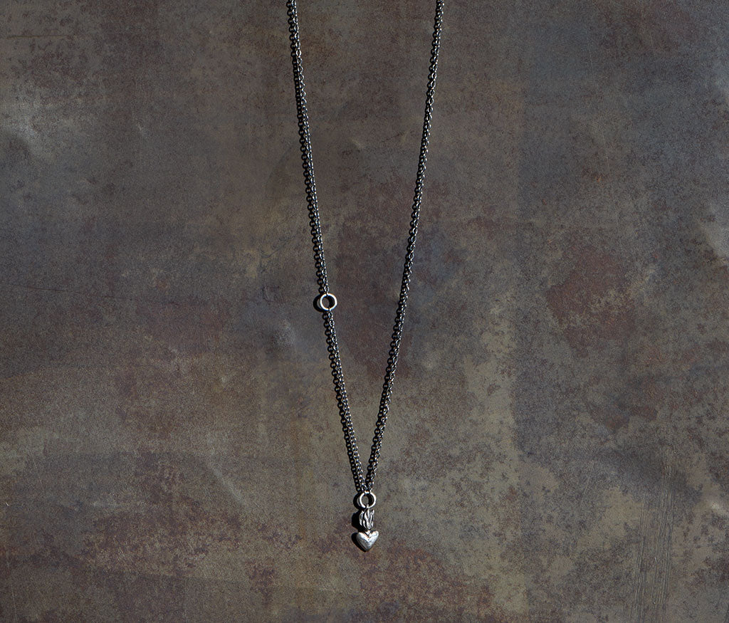 chain mini heart