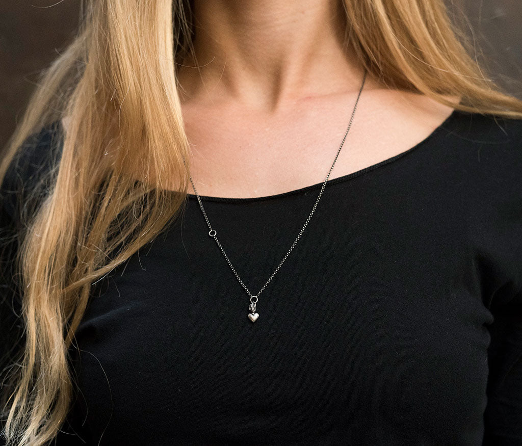 chain mini heart