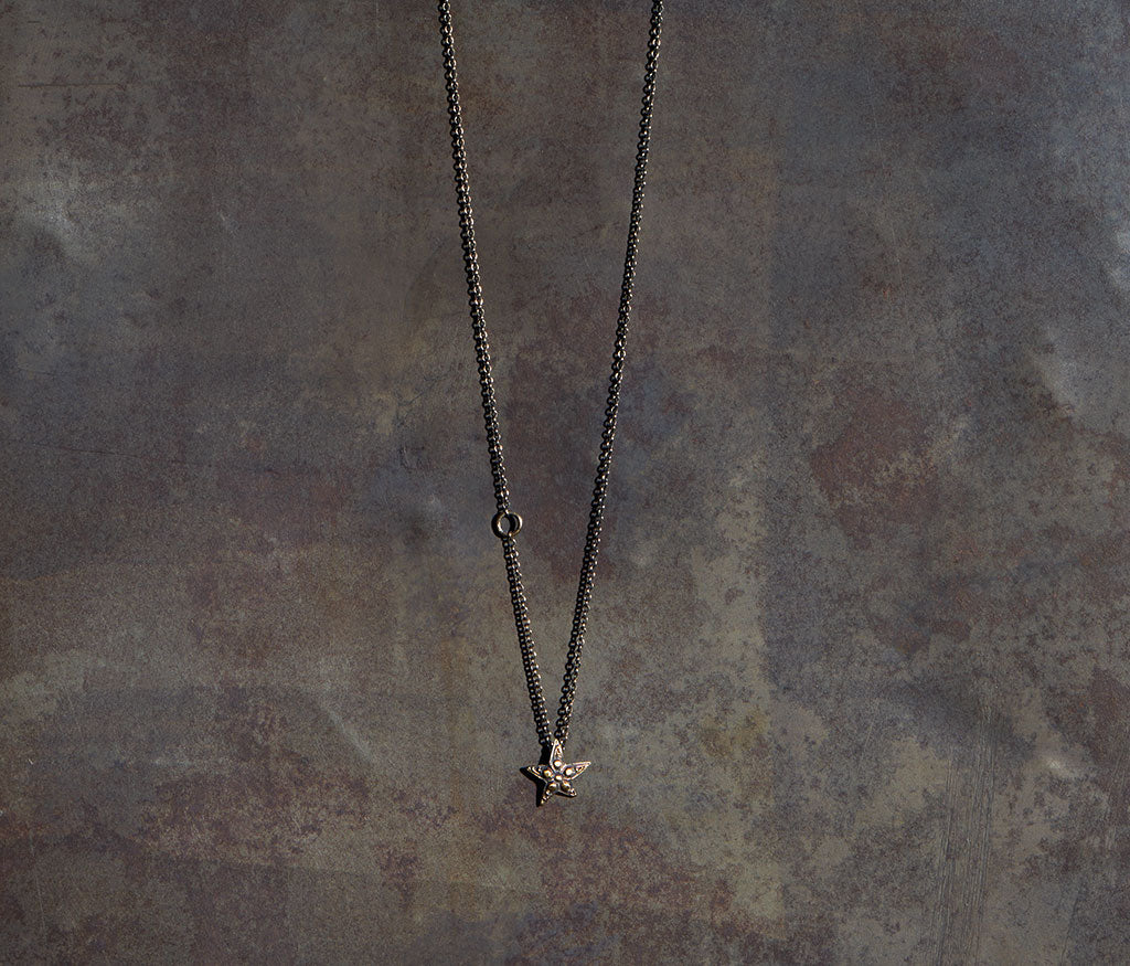 chain mini star gold