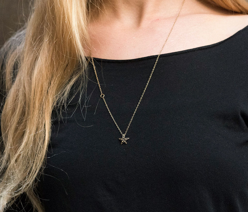 chain mini star gold