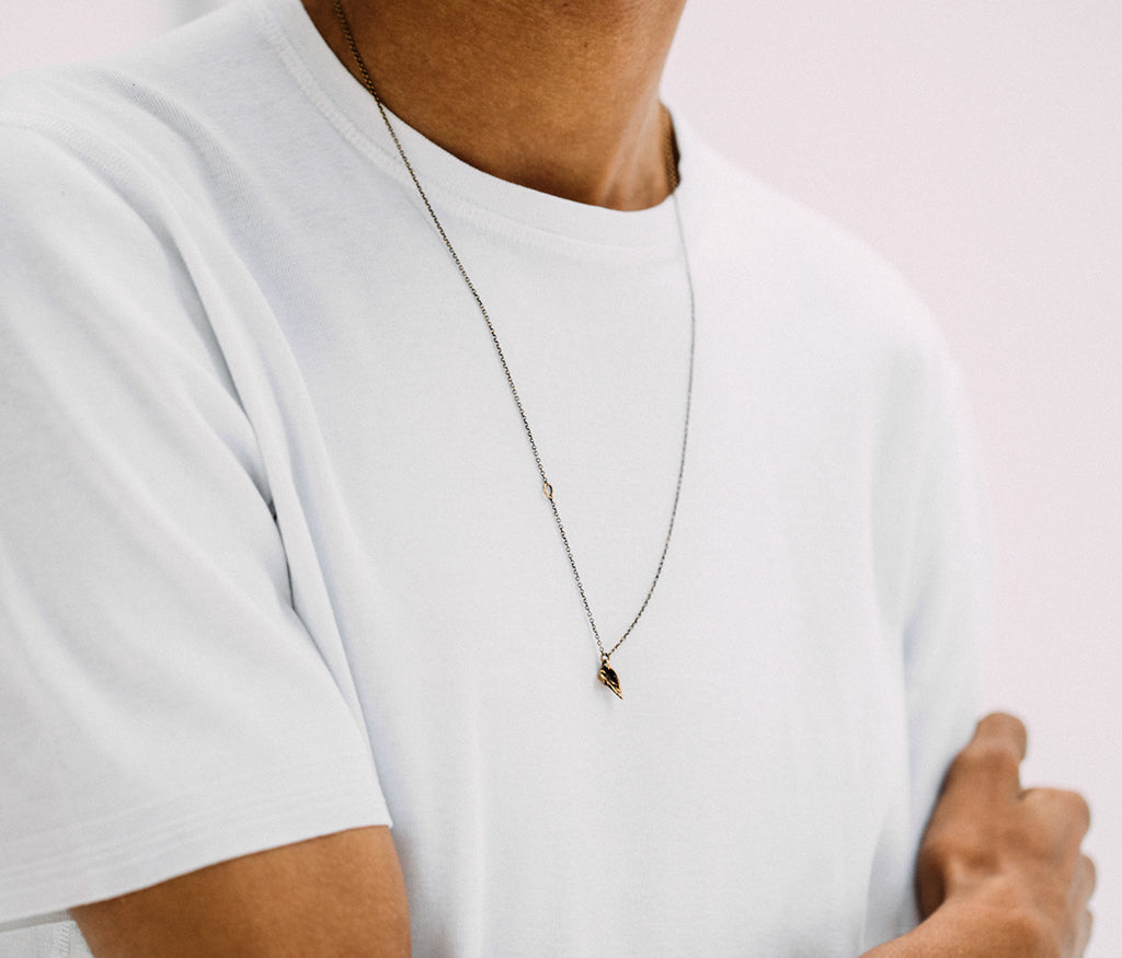 chain mini eagle wing gold