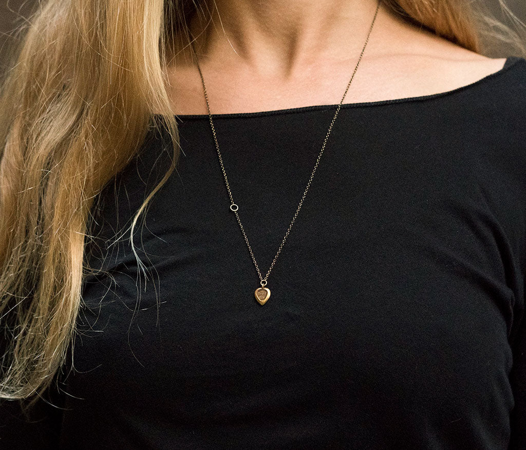 chain mini thank you gold