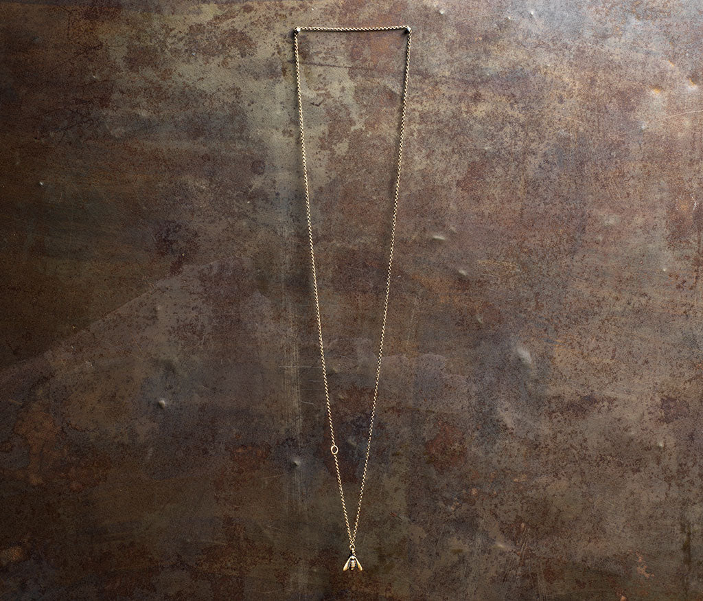 chain mini bee gold