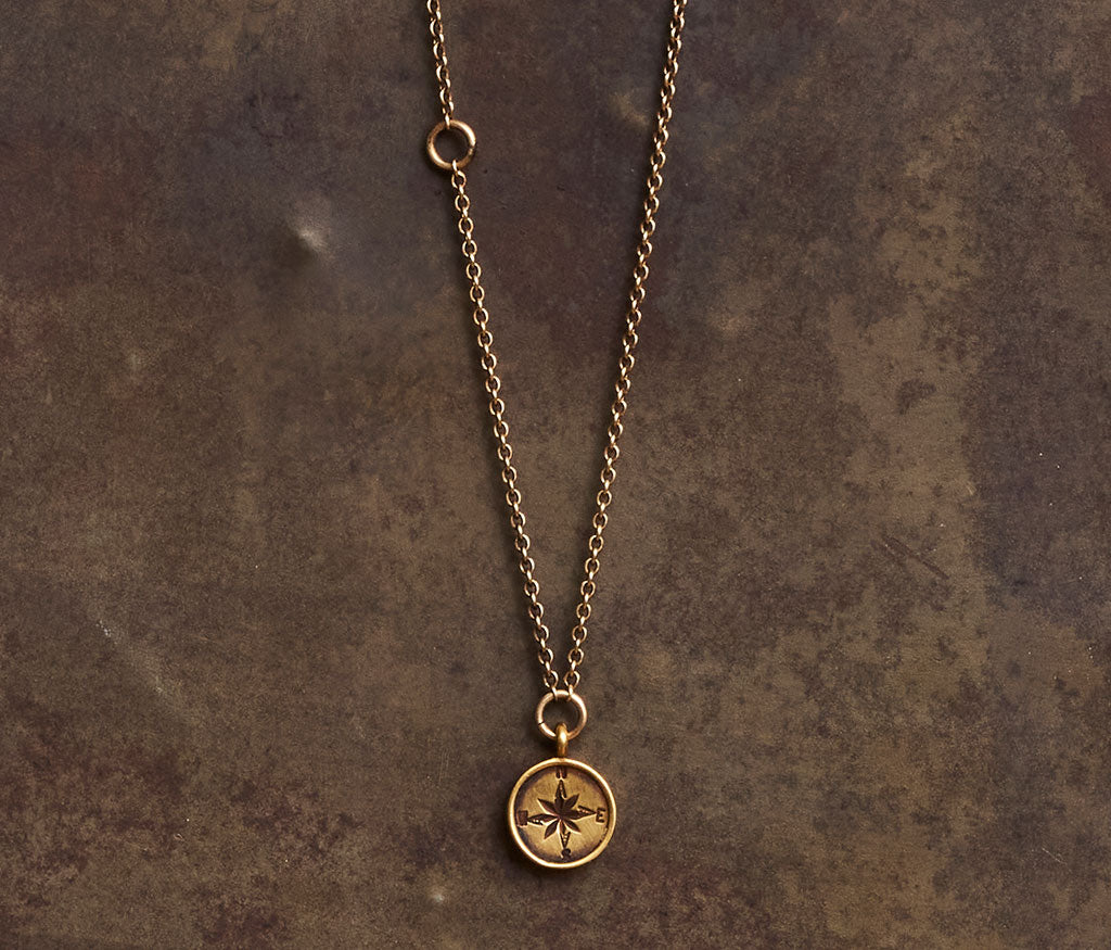 chain mini windrose gold