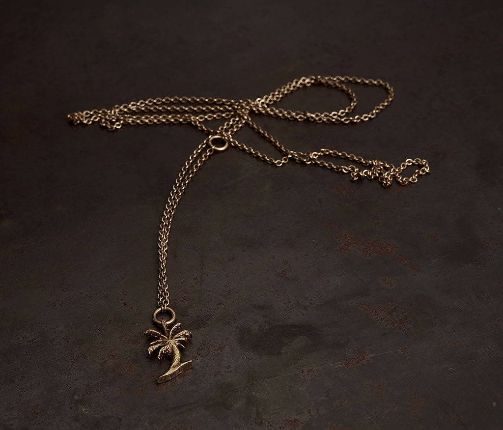 chain mini palm gold