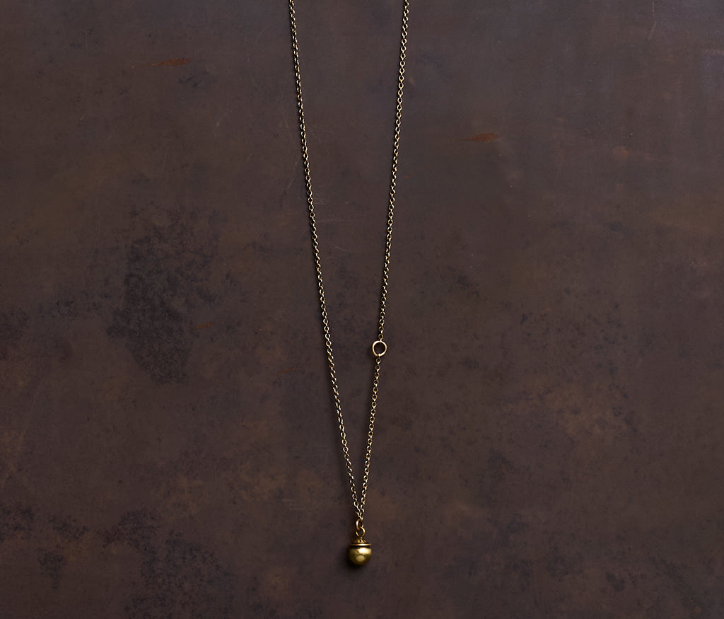 chain mini pearl gold