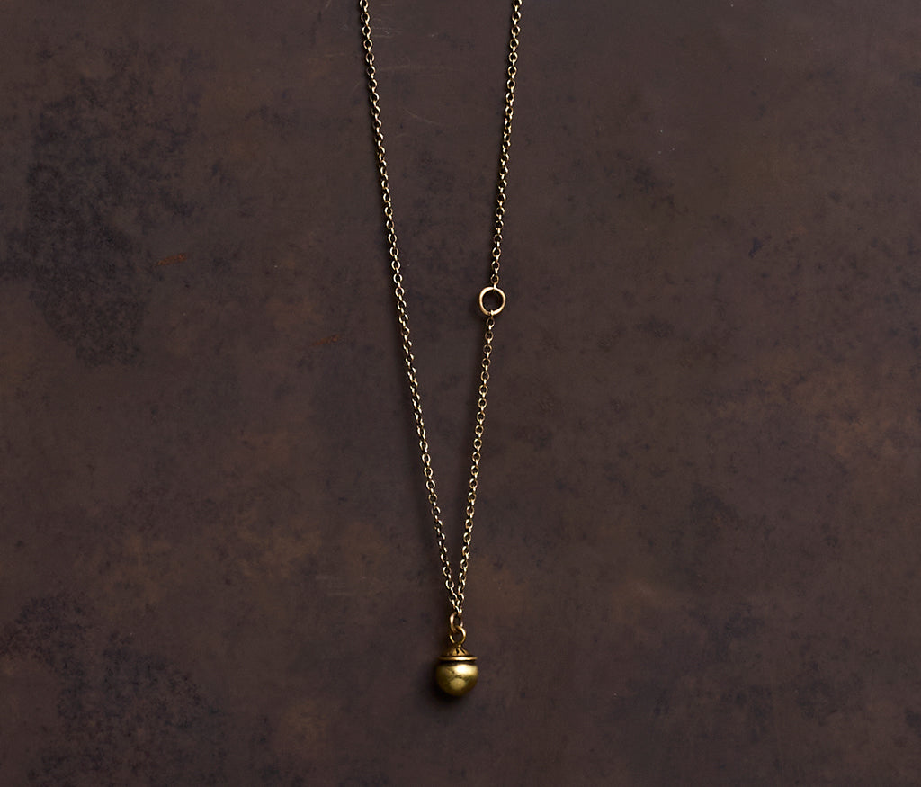 chain mini pearl gold