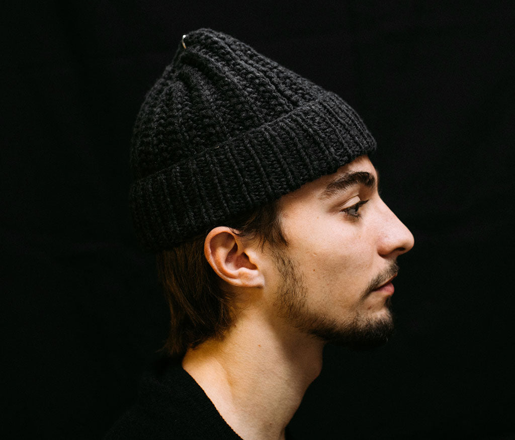 cap sailor - ring hammered anthracite