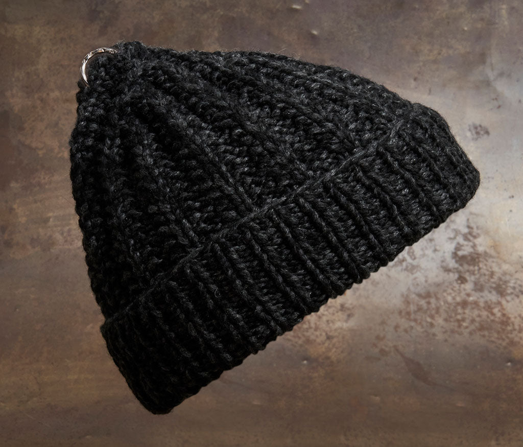 cap sailor - ring hammered mel.slate