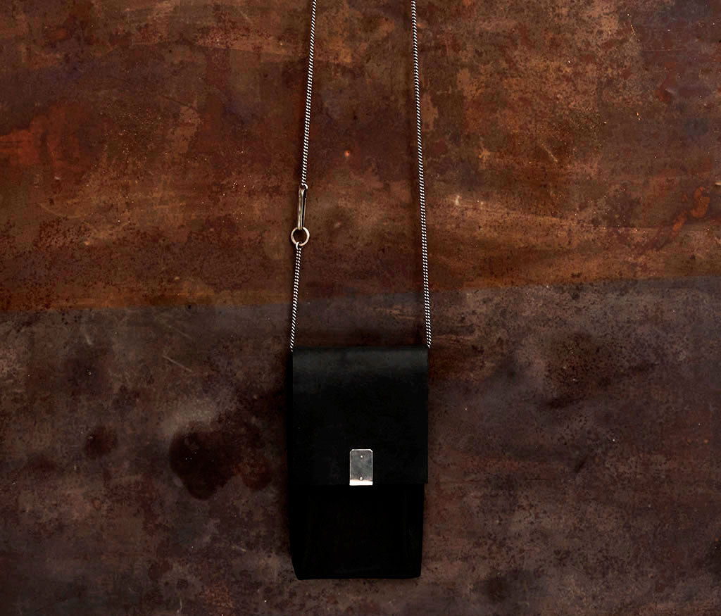 phone purse hammered