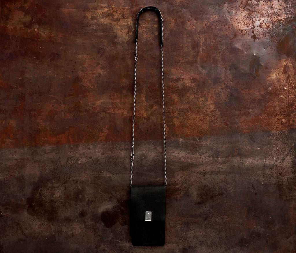 phone purse hammered