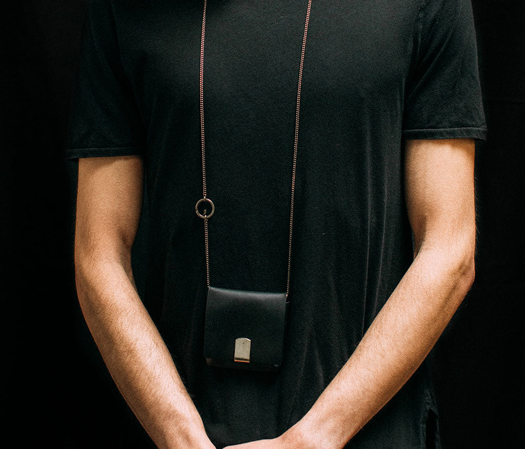 phone purse hammered