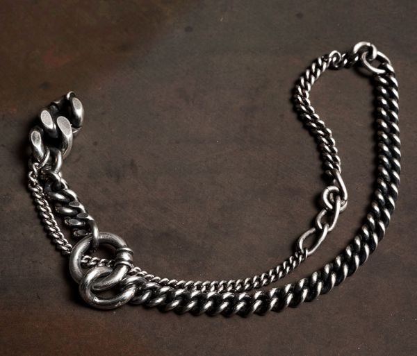 bracelet two chains ring