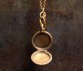 necklace medallion gold