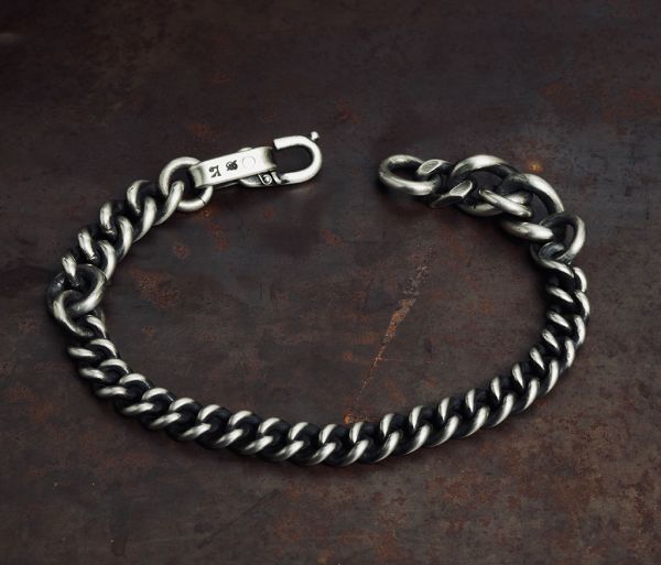 bracelet fine curb chain