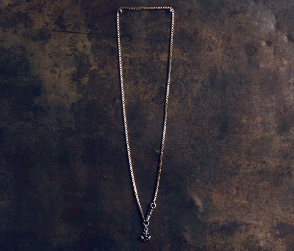 necklace symbol anchor silvergold