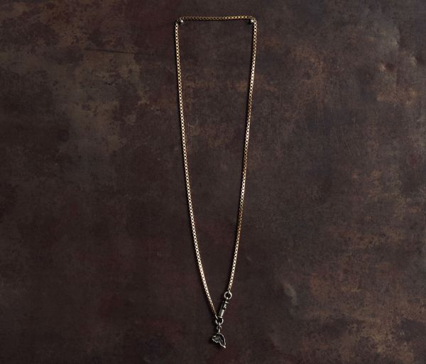 necklace symbol eagle wing silvergold