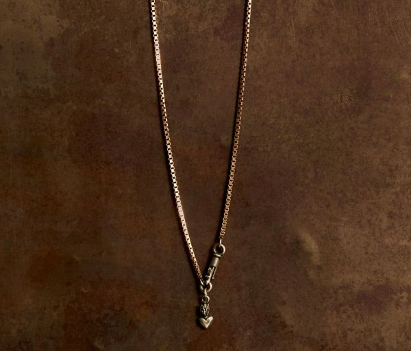 necklace symbol heart silvergold