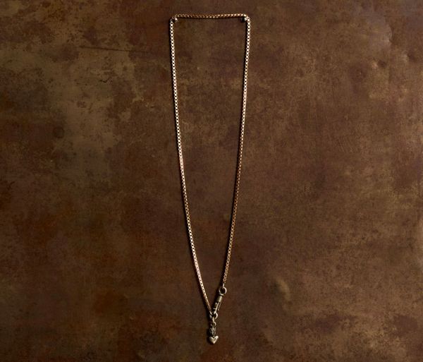 necklace symbol heart silvergold