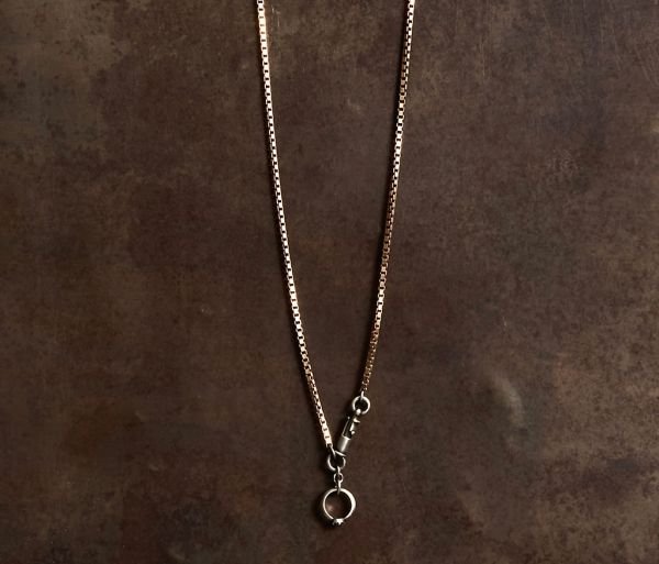 necklace symbol ring silvergold