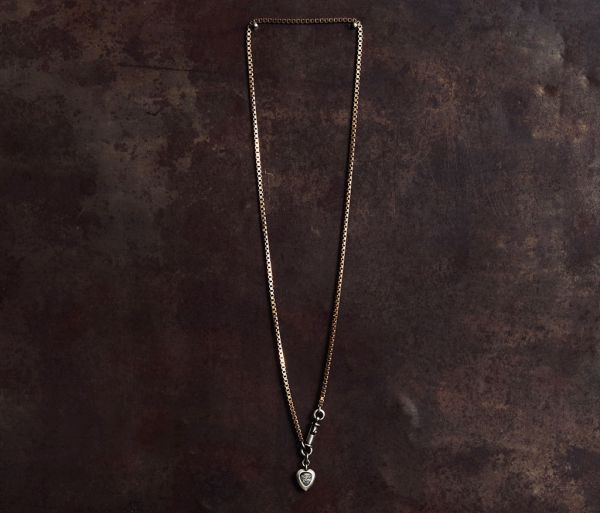 necklace symbol thank you silvergold